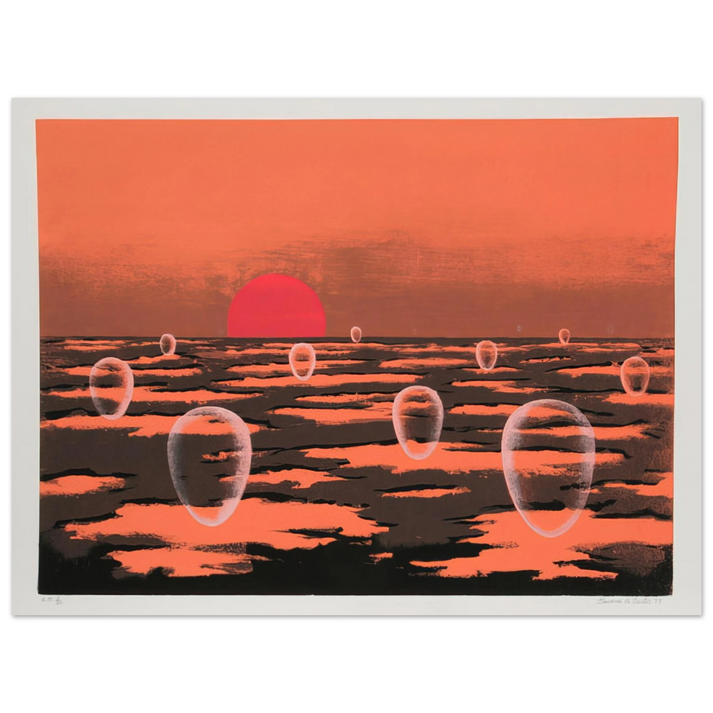 Clarence Holbrook Carter - Eschantos 28 - 1977 75x100 cm / 30x40inches Fine Art Poster