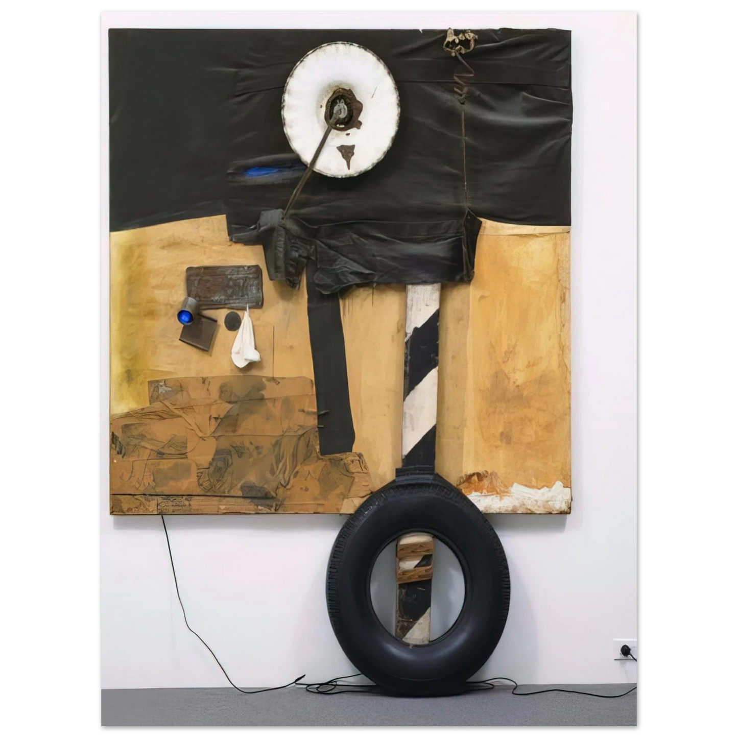 Robert Rauschenberg - FIRST LANDING JUMP 1961 75x100 cm / 30x40inches Fine Art Poster