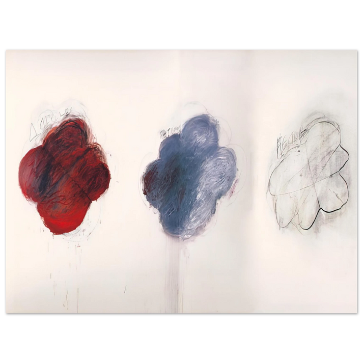Cy Twombly - Fifty Days at Iliam. Shades of Achilles, Patroclus, and Hector 75x100 cm / 30x40inches Fine Art Poster
