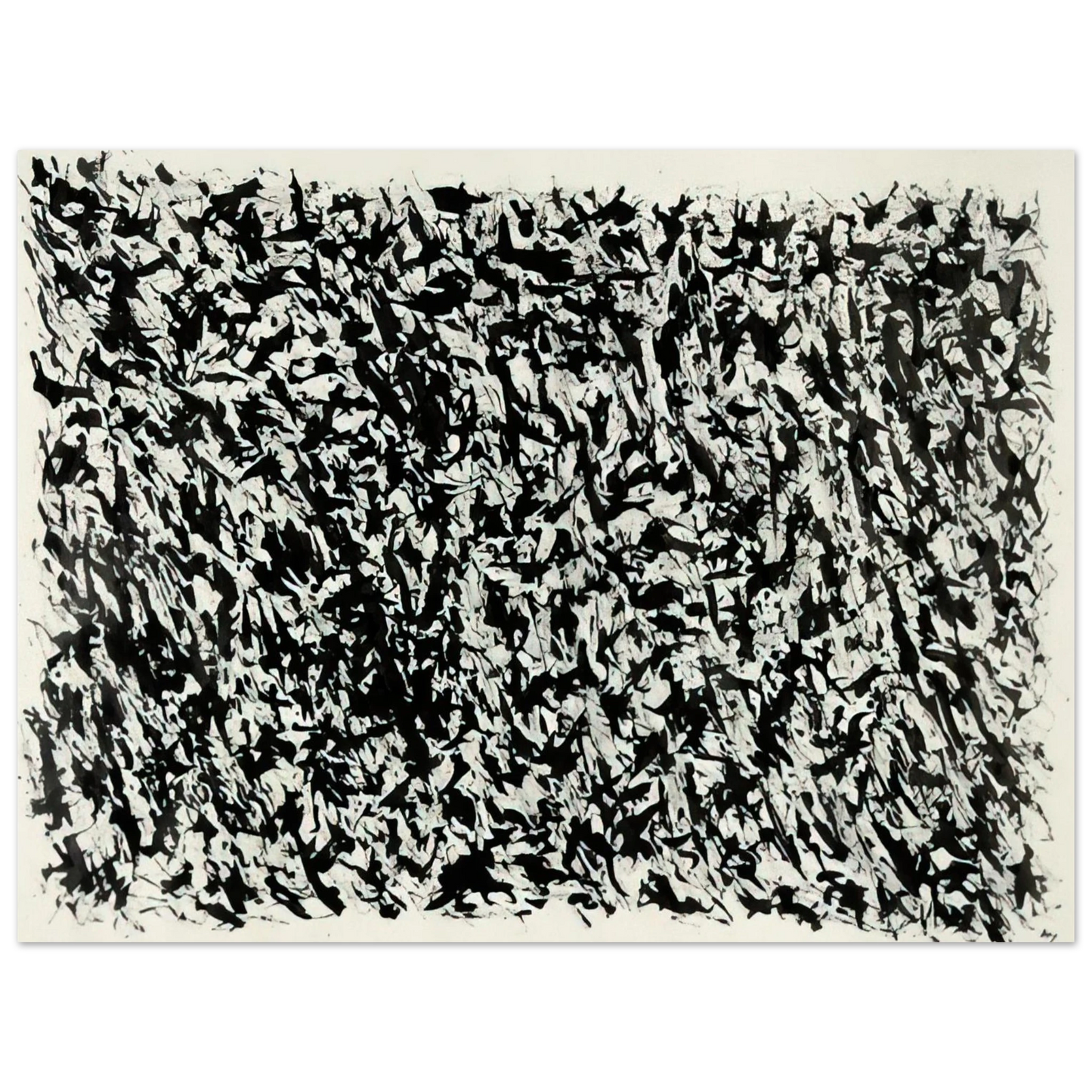 Henri Michaux - COMPOSITION 75x100 cm / 30x40inches Fine Art Poster