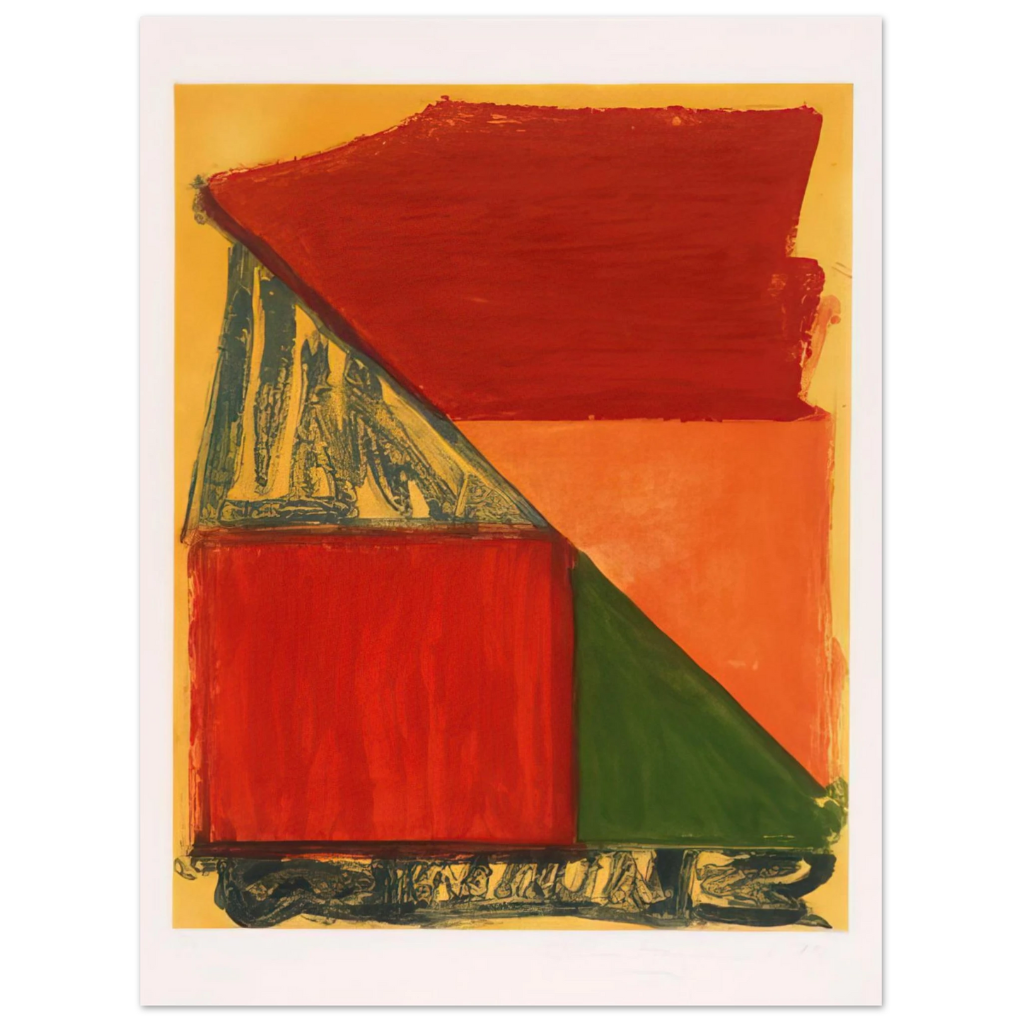 John Hoyland - Dido - 1979 75x100 cm / 30x40inches Fine Art Poster