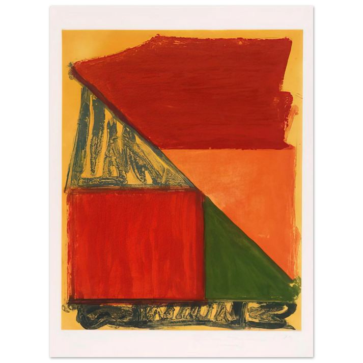 John Hoyland - Dido - 1979 75x100 cm / 30x40inches Fine Art Poster