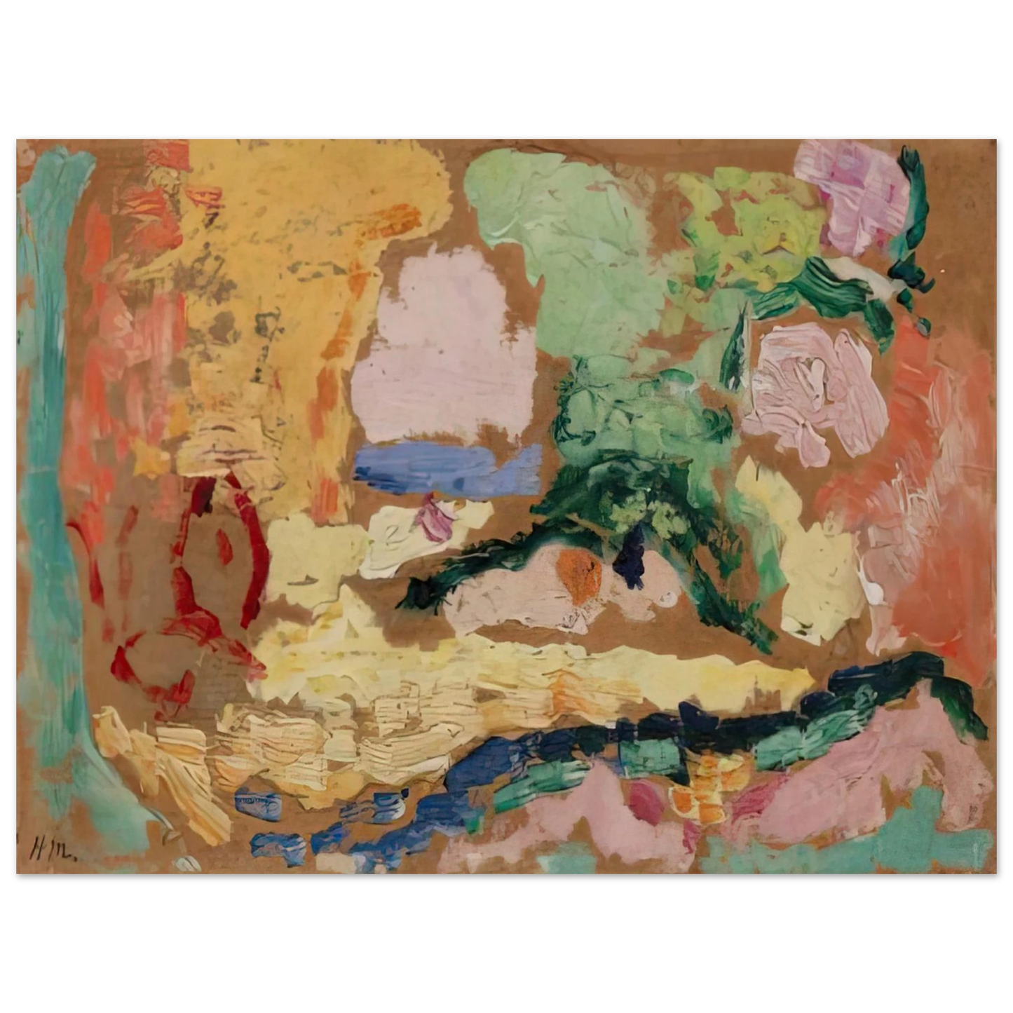 Henri Matisse - SKETCH FOR LE BONHEUR DE VIVRE 1906 75x100 cm / 30x40inches Fine Art Poster