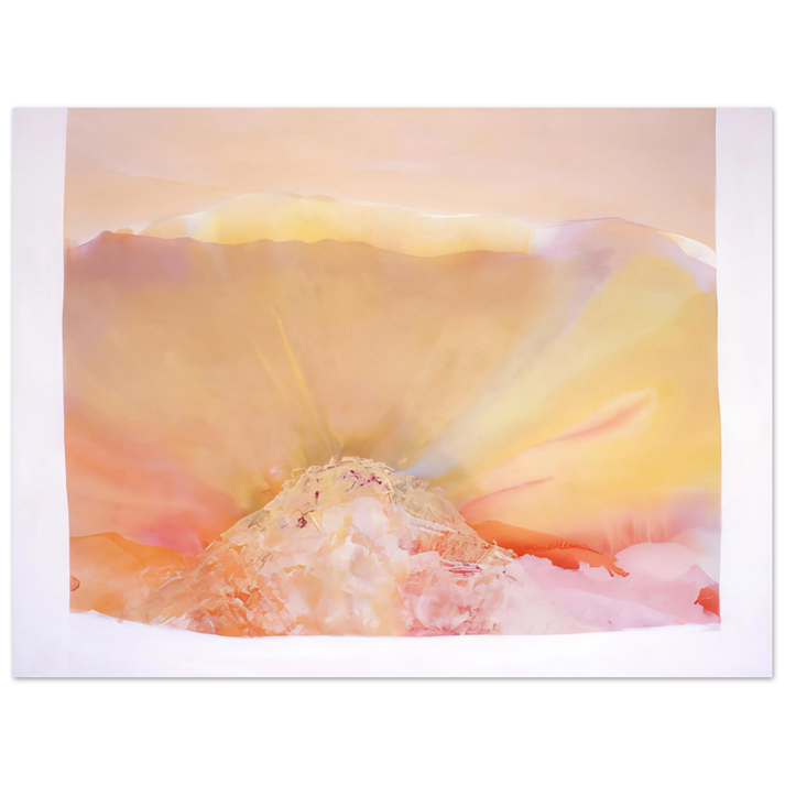 Ronnie Landfield - Eye Of The Pyramid Version I - 1988 75x100 cm / 30x40inches Fine Art Poster