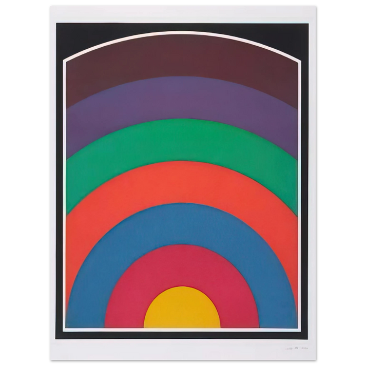 Sol LeWitt - Arc Bands 75x100 cm / 30x40inches Fine Art Poster
