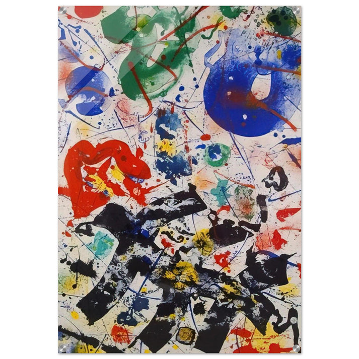 Untitled SF 357 - Sam Francis Acrylic Print - 70x100 cm / 28x40″ inches