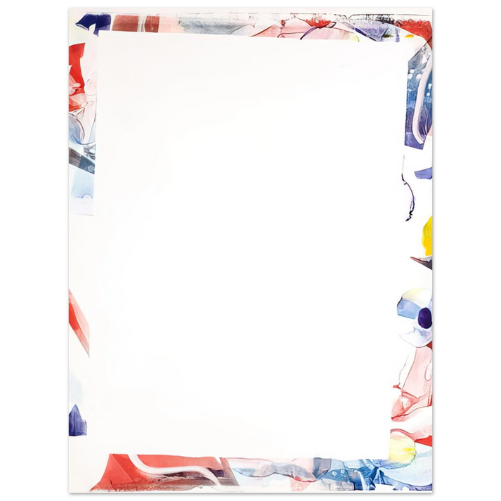 Sam Francis - Untitled SFM66-03 75x100 cm / 30x40inches Fine Art Poster