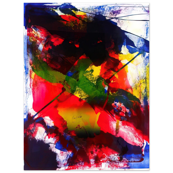 Paul Jenkins - Amadeus 75x100 cm / 30x40inches Fine Art Poster