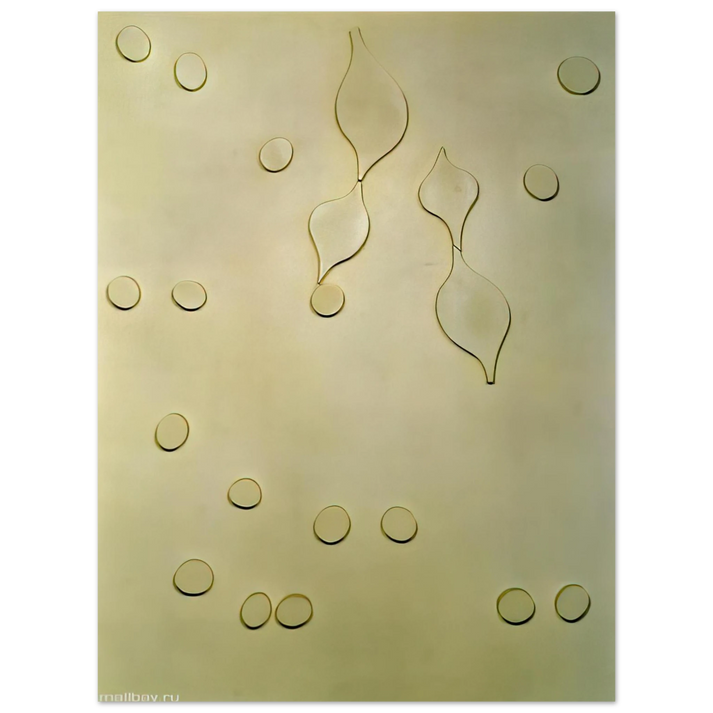 Jean Arp - Leafage and Drops 75x100 cm / 30x40inches Fine Art Poster