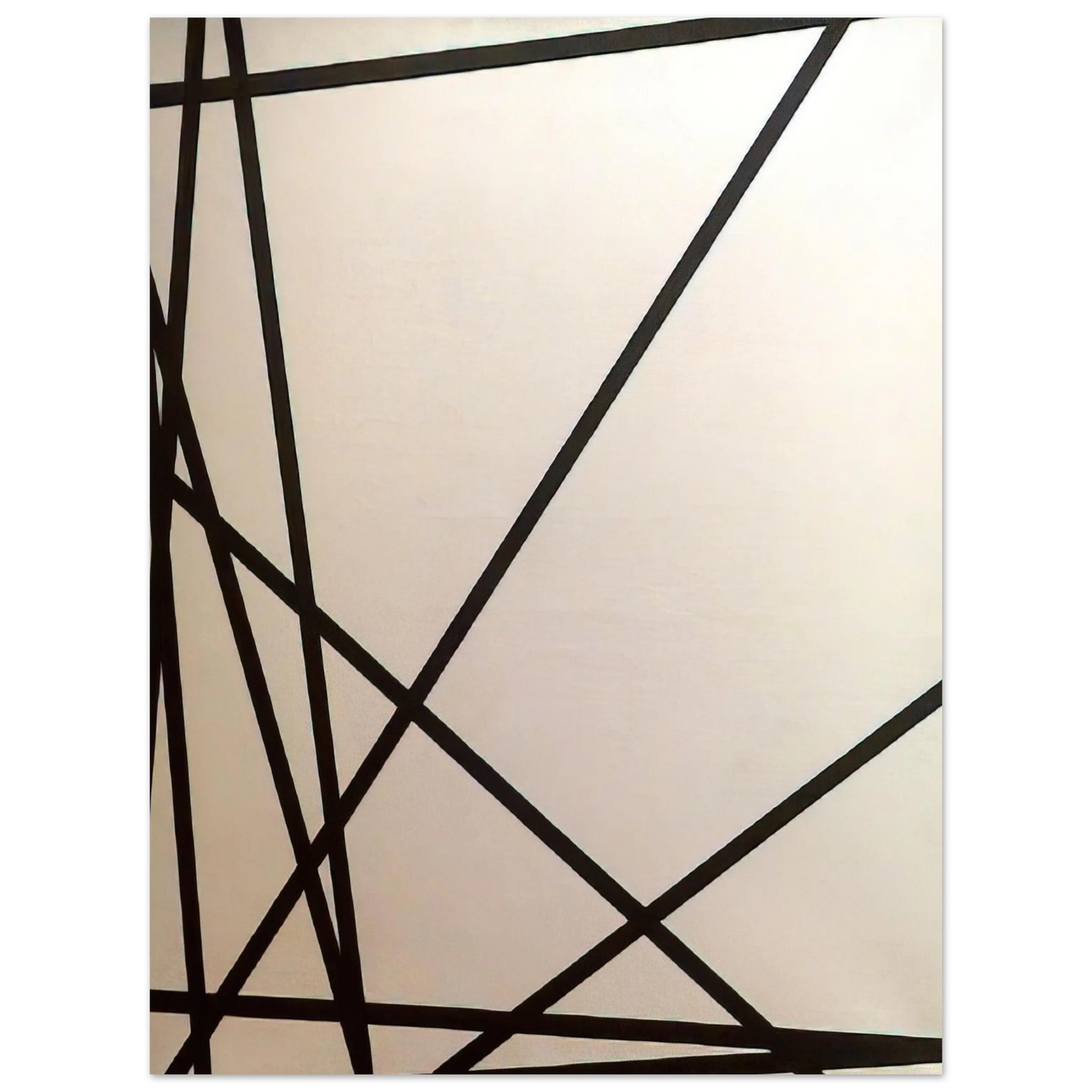 Francois Morellet - 10 lignes au hasard - 1975 75x100 cm / 30x40inches Fine Art Poster