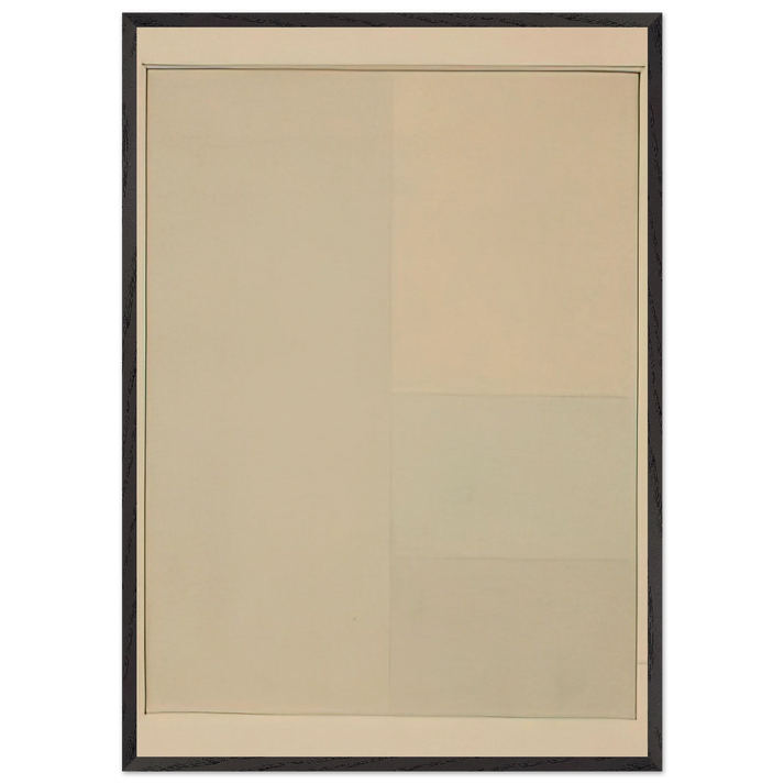 Spazio Luce - 1959 - Antonio Calderara 70x100 cm / 28x40 inches Framed Art Print – Black Wooden Frame
