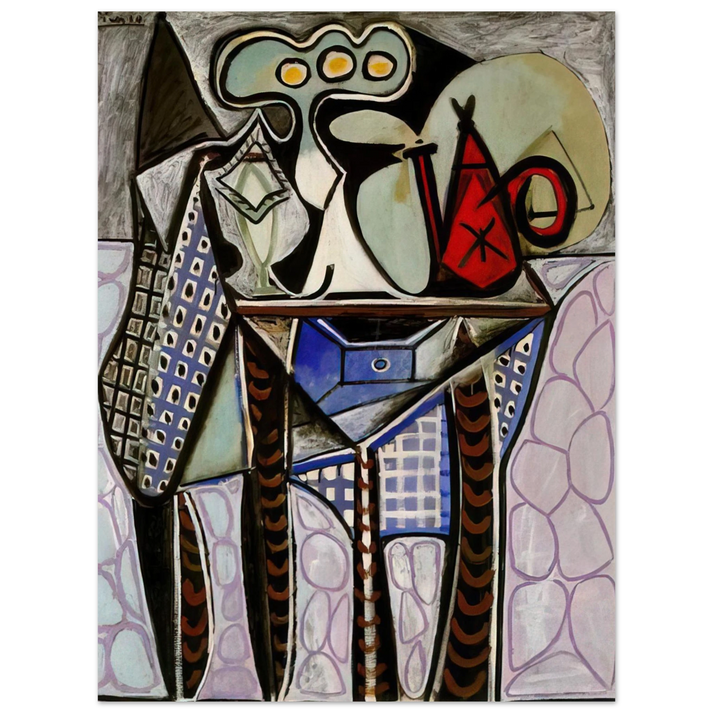 Pablo Picasso - Still life on a table - 1947 75x100 cm / 30x40inches Fine Art Poster