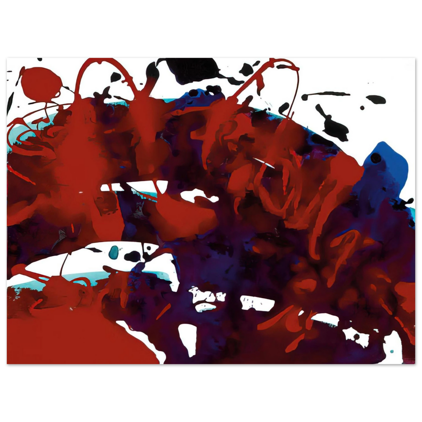 Sam Francis - Untitled SFP94-11 sff 1694 75x100 cm / 30x40inches Fine Art Poster