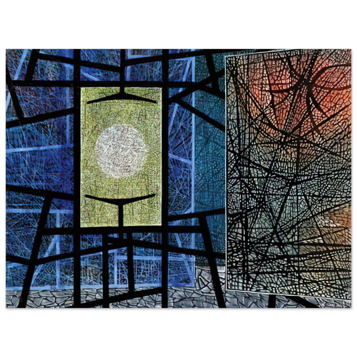 Jimmy Ernst - Equations - 1965 75x100 cm / 30x40inches Fine Art Poster