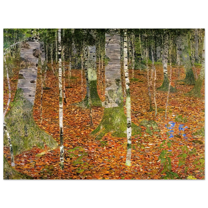 Gustav Klimt - FARMHOUSE WITH BIRCH TREES 1903 75x100 cm / 30x40inches Fine Art Poster