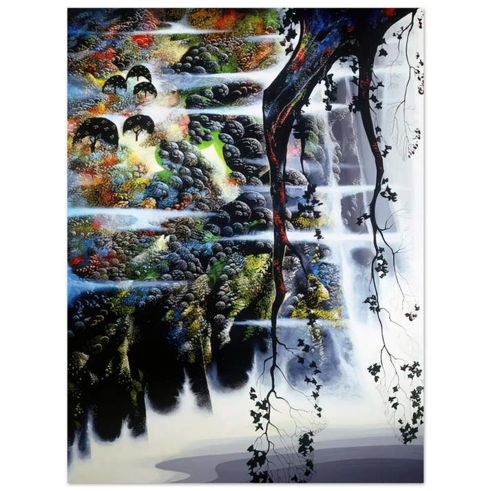 Eyvind Earle - Seaside Wilderness 75x100 cm / 30x40inches Fine Art Poster