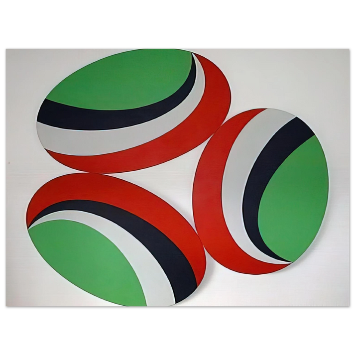 Leon Polk Smith - Oh Happy Day Constellation series - Hard Edge Painting 75x100 cm / 30x40inches Fine Art Poster