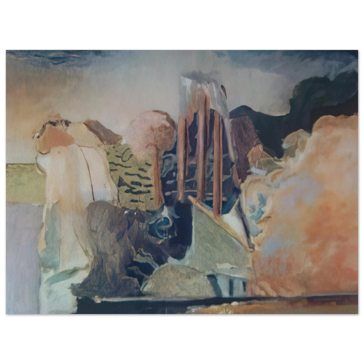 Menez - unknow ntitle - Lyrical Abstraction 75x100 cm / 30x40inches Fine Art Poster