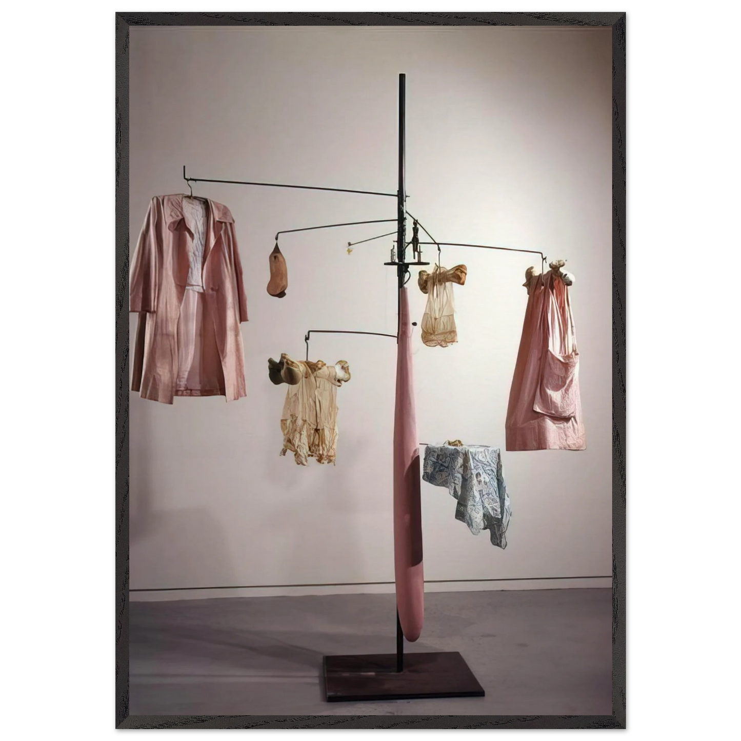 PINK DAYS AND BLUE DAYS 1997 - Louise Bourgeois 70x100 cm / 28x40 inches Framed Art Print – Black Wooden Frame