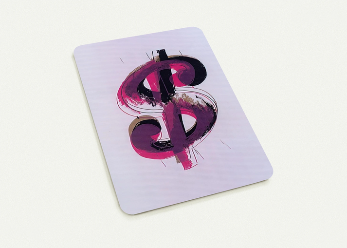 Paper Dollar By Andy Warhol Pack of 10 Post Cards | Andy Warhol Post Cards | A6 (10.5 x 14.8 cm) - 4.1 x 5.8 inches