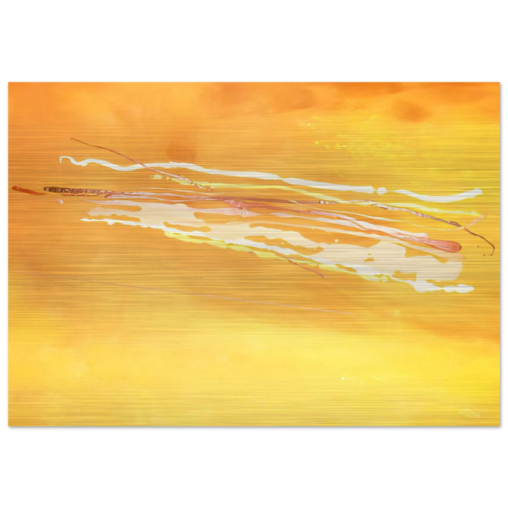 Spirit in the Sky - 1969 - Ronnie Landfield Brushed Aluminum Print - 70x100 cm / 28x40 inches | Ronnie Landfield Aluminum Print | Ronnie Landfield Prints