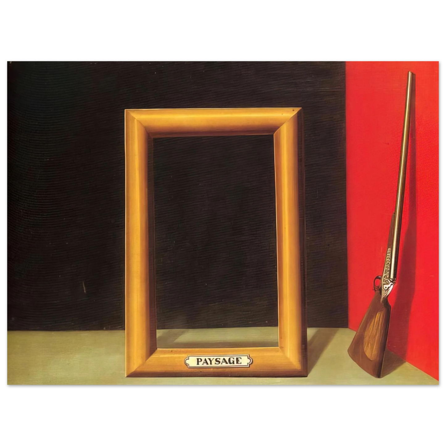Rene Magritte - THE DELIGHTS OF LANDSCAPE 1928 75x100 cm / 30x40inches Fine Art Poster