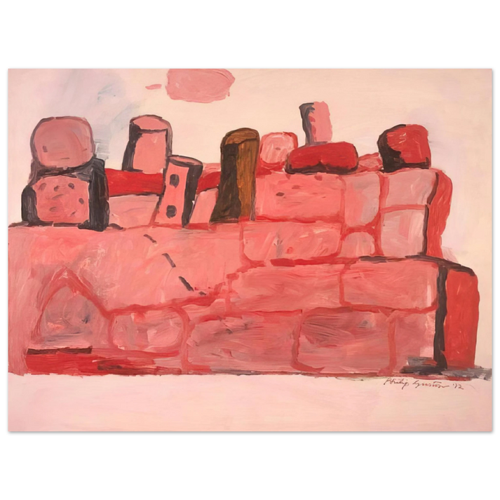 Philip Guston - CERVETERI 1972 75x100 cm / 30x40inches Fine Art Poster