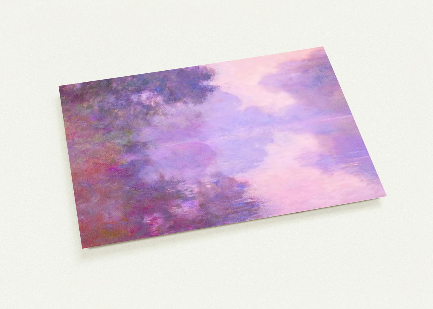 Misty Morning on the Seine By claude monet Pack of 10 Post Cards | claude monet Post Cards | A6 (10.5 x 14.8 cm) - 4.1 x 5.8 inches