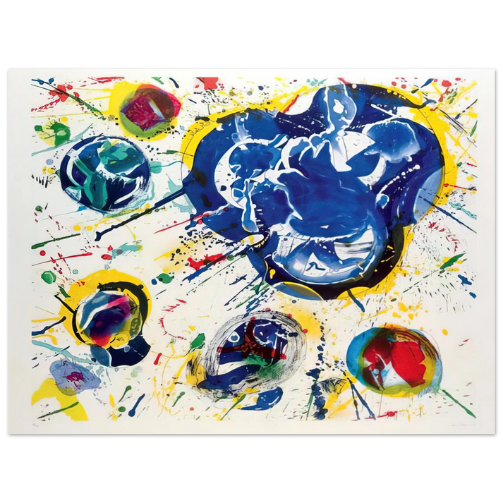 Sam Francis - Untitled I L I 87 75x100 cm / 30x40inches Fine Art Poster