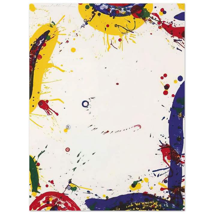 Sam Francis - Upper Yellow II Lembark L73 75x100 cm / 30x40inches Fine Art Poster