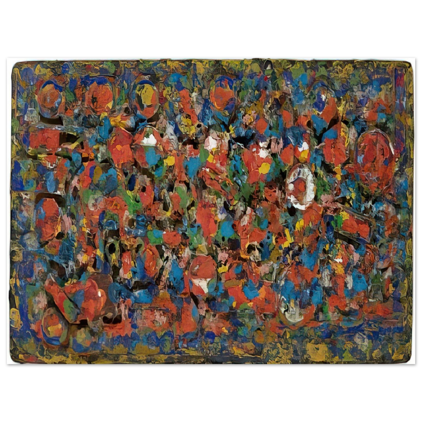 Richard Pousette-Dart - Encrustation 75x100 cm / 30x40inches Fine Art Poster