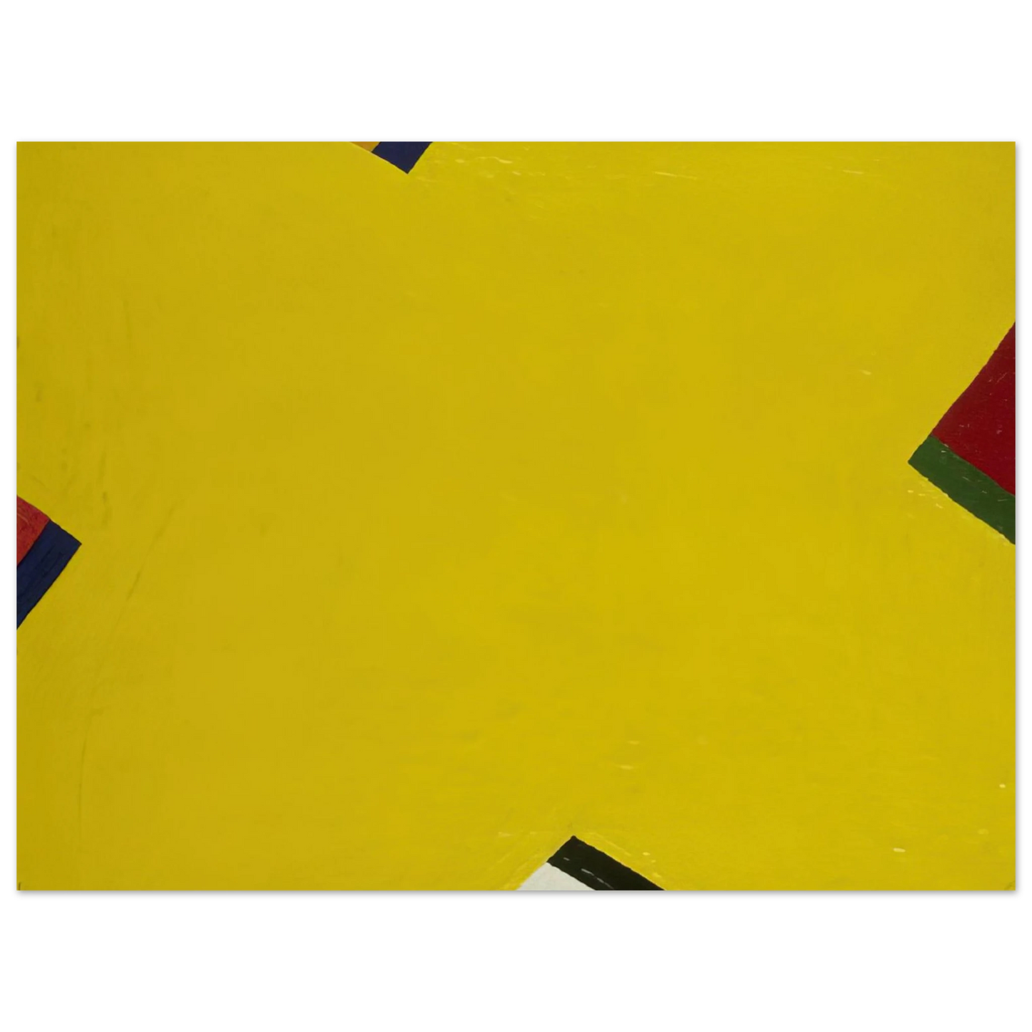 Al Held - Yellow 75x100 cm / 30x40inches Fine Art Poster