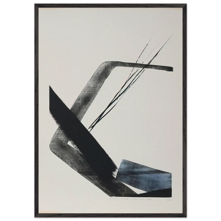 Reminiscence - 1984 - Toko Shinoda 70x100 cm / 28x40 inches Framed Art Print – Black Wooden Frame