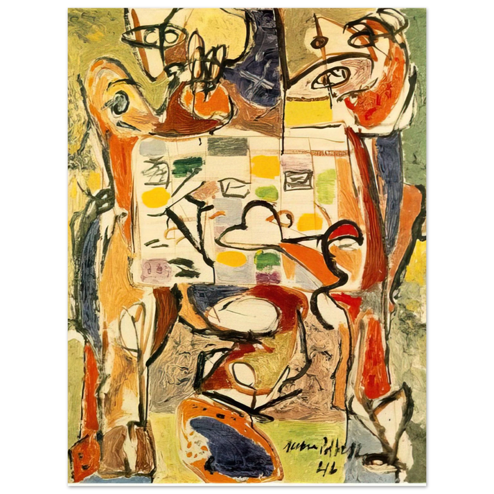 Jackson Pollock - THE TEA CUP 75x100 cm / 30x40inches Fine Art Poster