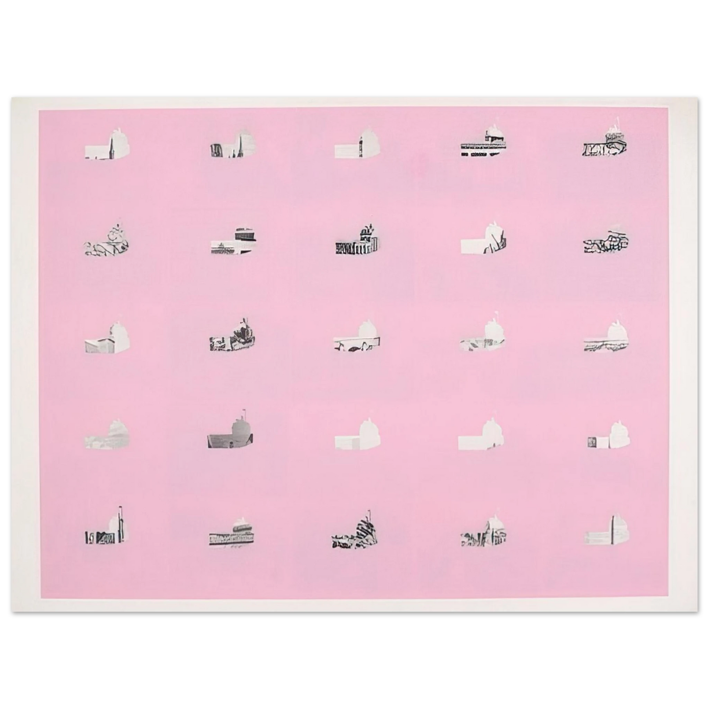 Dieter Roth - Berlin 2 - 1970 75x100 cm / 30x40inches Fine Art Poster
