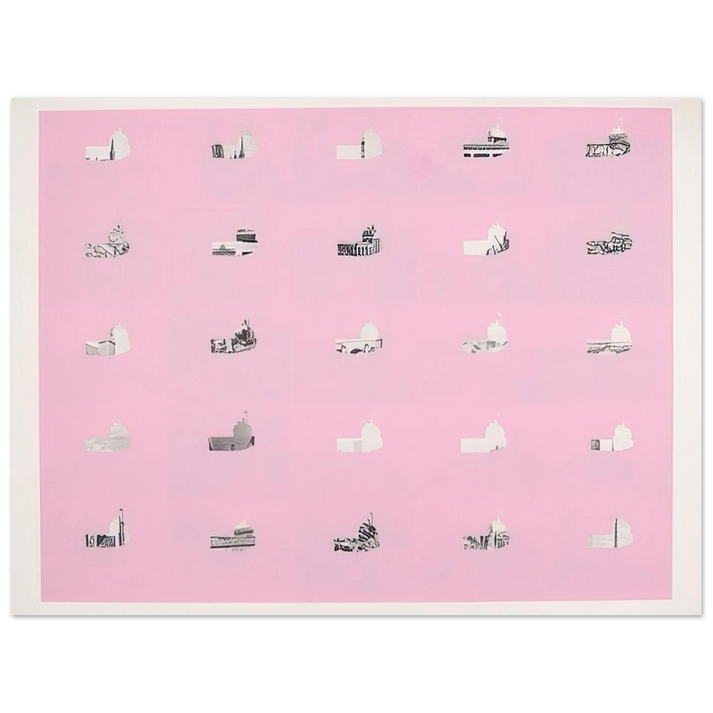 Dieter Roth - Berlin 2 - 1970 75x100 cm / 30x40inches Fine Art Poster