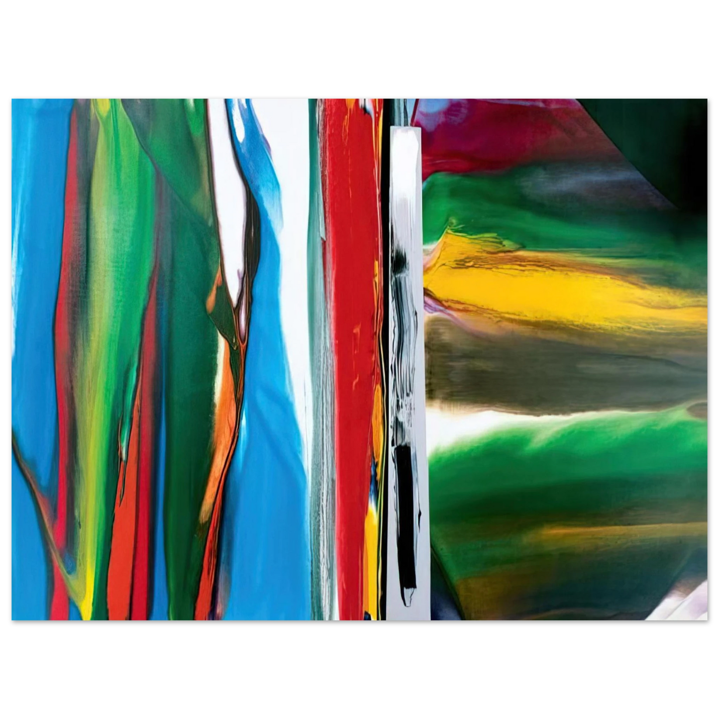 Paul Jenkins - Phenomena Astral Tundra 75x100 cm / 30x40inches Fine Art Poster
