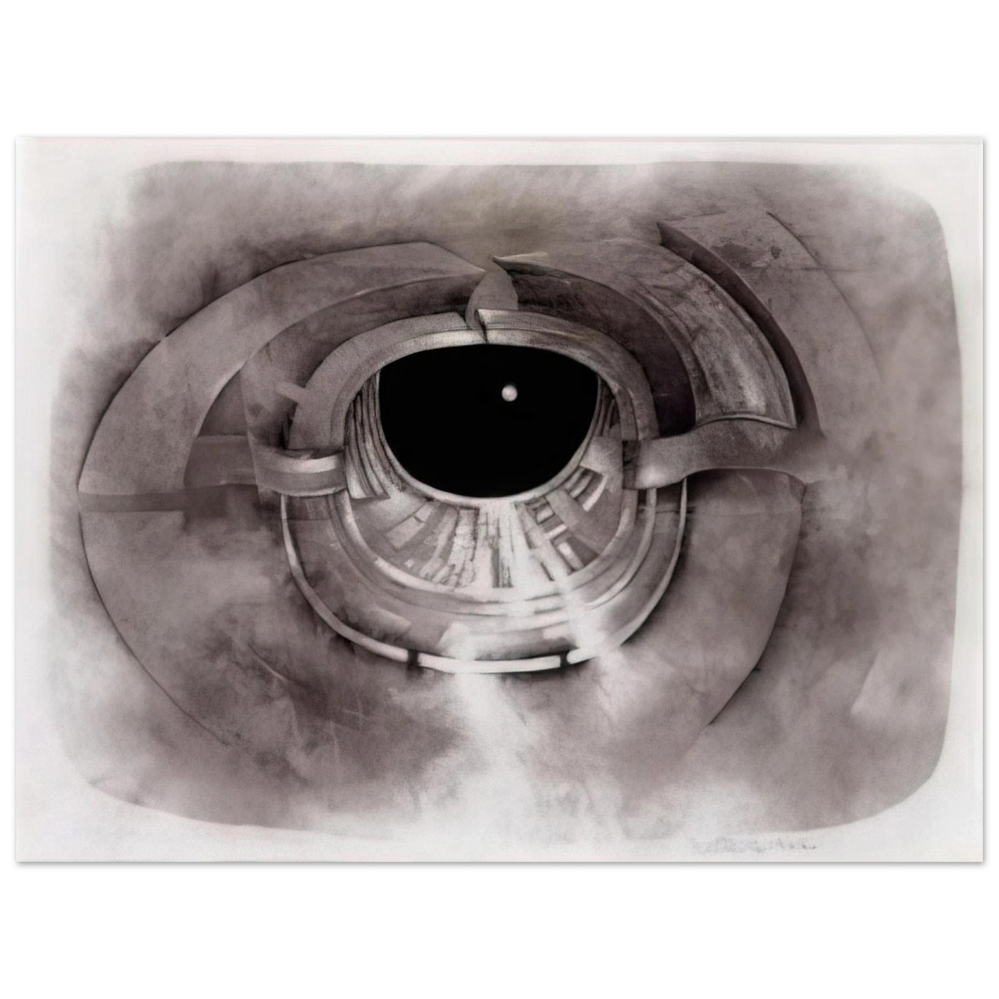 Lee Bontecou - UNTITLED 1962 1 75x100 cm / 30x40inches Fine Art Poster