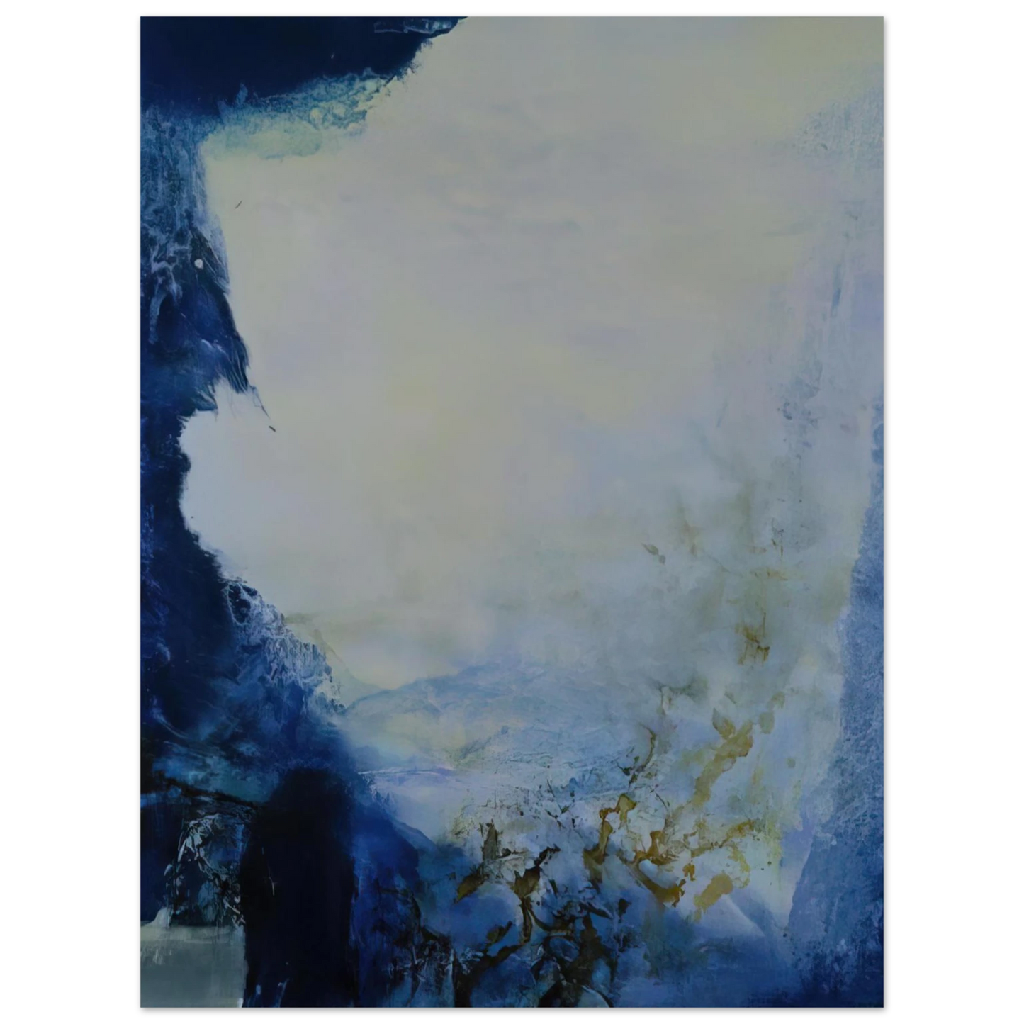 Zao Wou-Ki - 04 08 1993 1993 75x100 cm / 30x40inches Fine Art Poster
