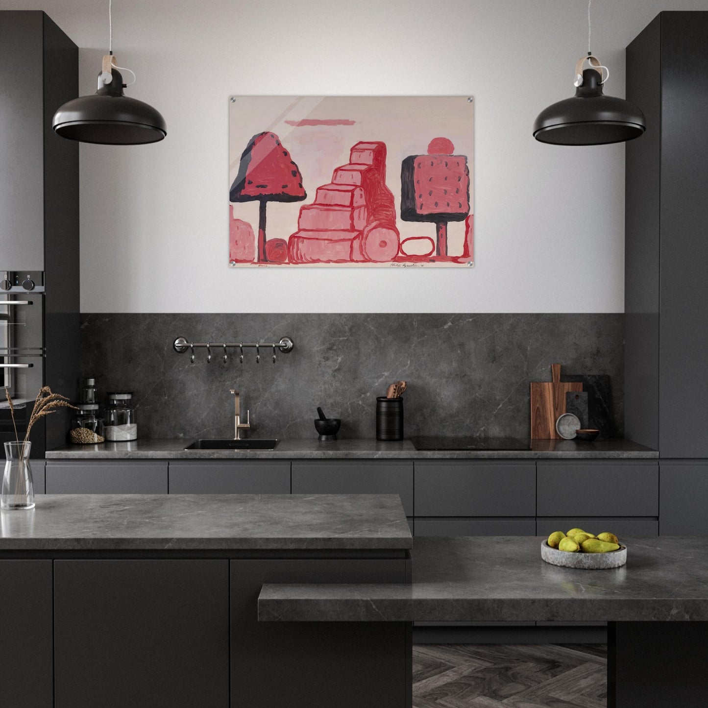 BOX TREE ROME - Philip Guston Acrylic Print - 70x100 cm / 28x40″ inches
