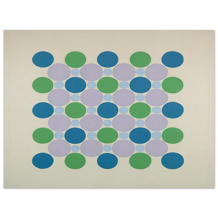 Thomas Downing - Four Blue Five - 1962 75x100 cm / 30x40inches Fine Art Poster
