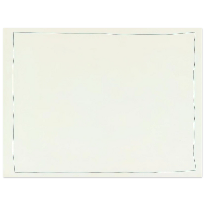 Robert Ryman - Bent Line Drawing 75x100 cm / 30x40inches Fine Art Poster