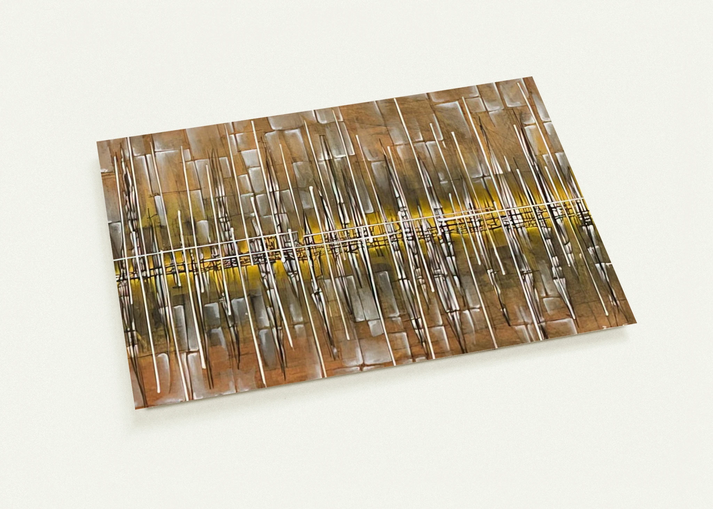 Dialogue II - 1954 By Jimmy Ernst Pack of 10 Post Cards | Jimmy Ernst Post Cards | A6 (10.5 x 14.8 cm) - 4.1 x 5.8 inches