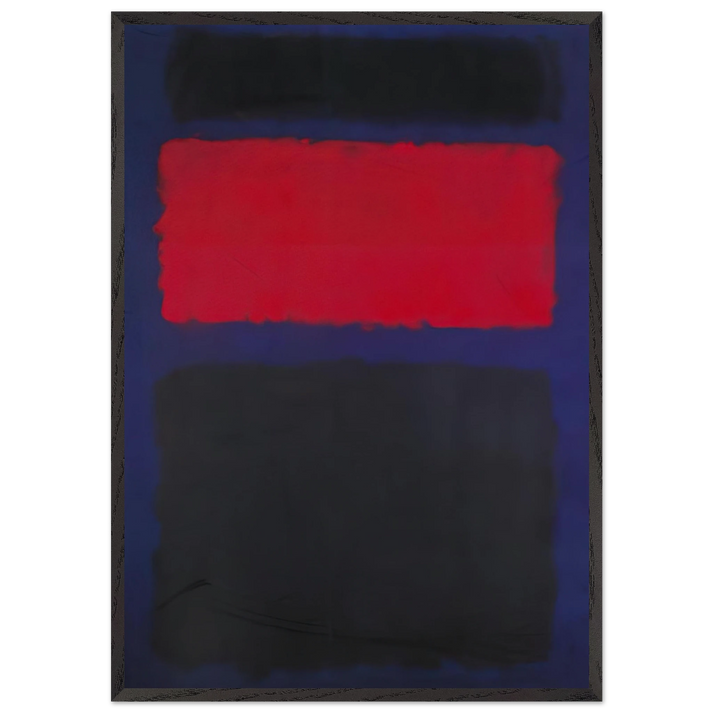Cubierta - 1960 - Mark Rothko 70x100 cm / 28x40 inches Framed Art Print – Black Wooden Frame