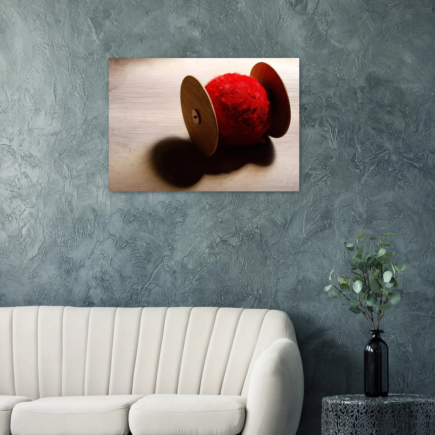 Wheels with ball - 2001 - Lygia Pape Brushed Aluminum Print - 70x100 cm / 28x40 inches | Lygia Pape Aluminum Print | Lygia Pape Prints