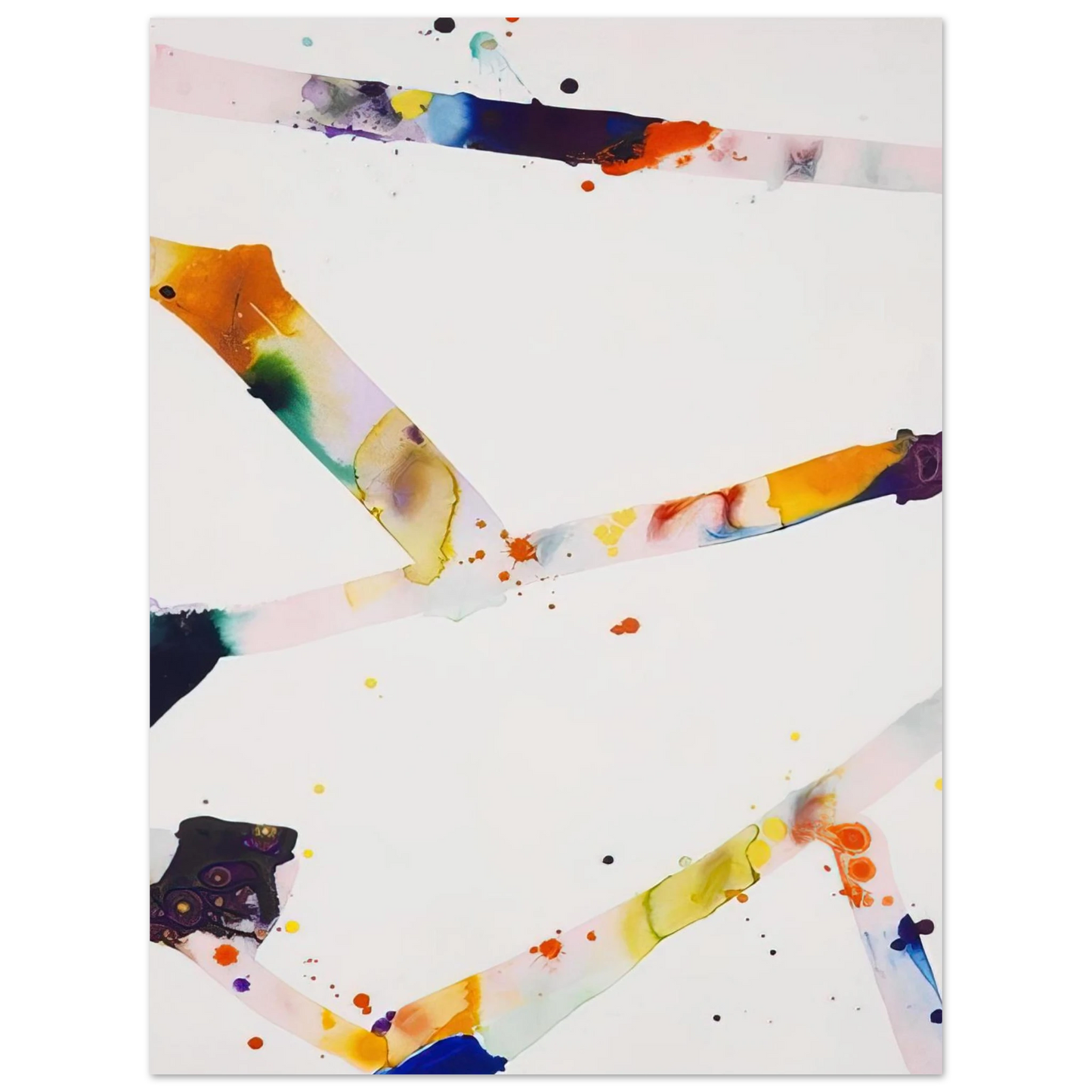 Sam Francis - From Tokyo #3 75x100 cm / 30x40inches Fine Art Poster