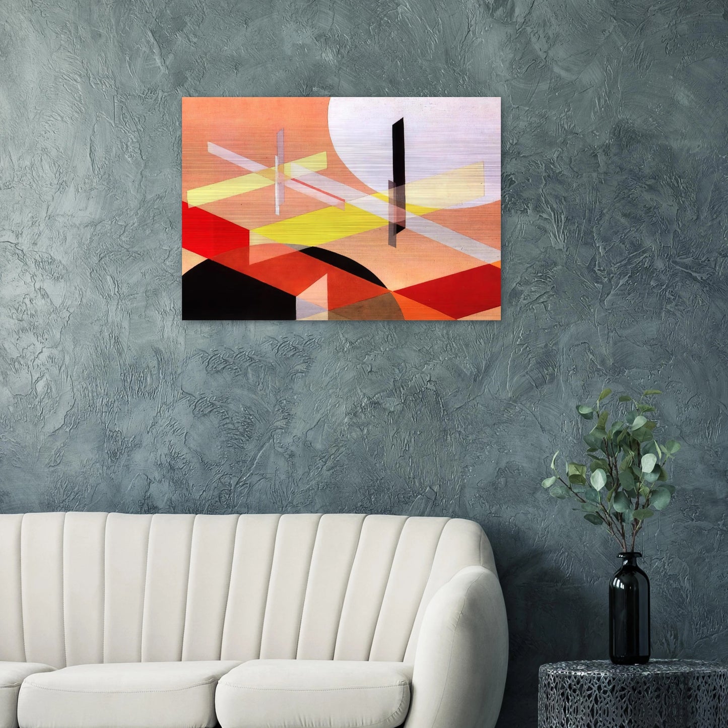 Composition Z VIII - Laszlo Moholy-Nagy Brushed Aluminum Print - 70x100 cm / 28x40 inches | Laszlo Moholy-Nagy Aluminum Print | Laszlo Moholy-Nagy Prints