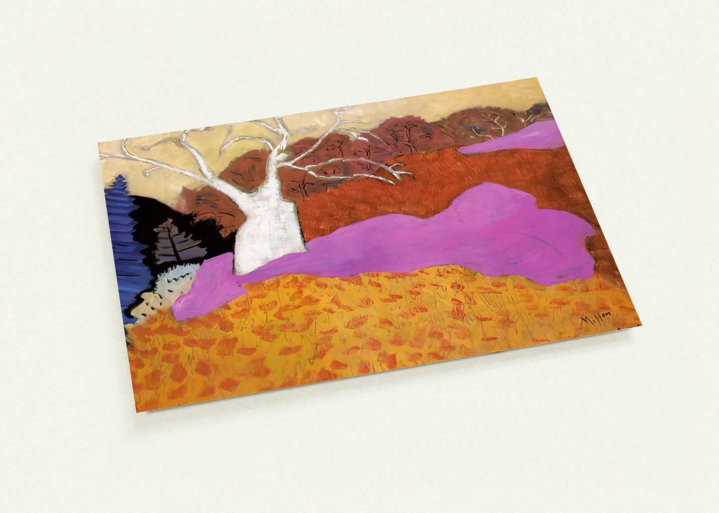 Autumn - 1944 By Milton Avery Pack of 10 Post Cards | Milton Avery Post Cards | A6 (10.5 x 14.8 cm) - 4.1 x 5.8 inches