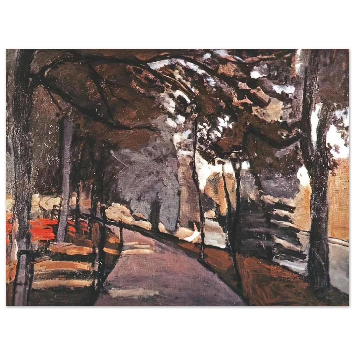 Henri Matisse - THE PATH IN THE BOIS DE BOULOGNE 1903 75x100 cm / 30x40inches Fine Art Poster