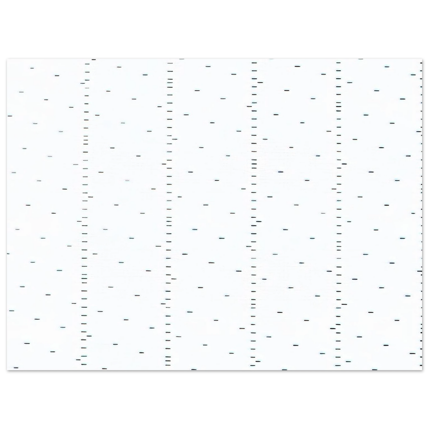 Francois Morellet - Every 15 cms, every 16 cms dash of one cm long - 1974 75x100 cm / 30x40inches Fine Art Poster